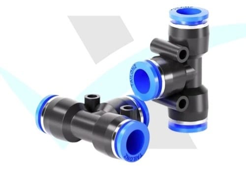 8mm 1/4 Inch Pneumatic Tee Quick Connector
