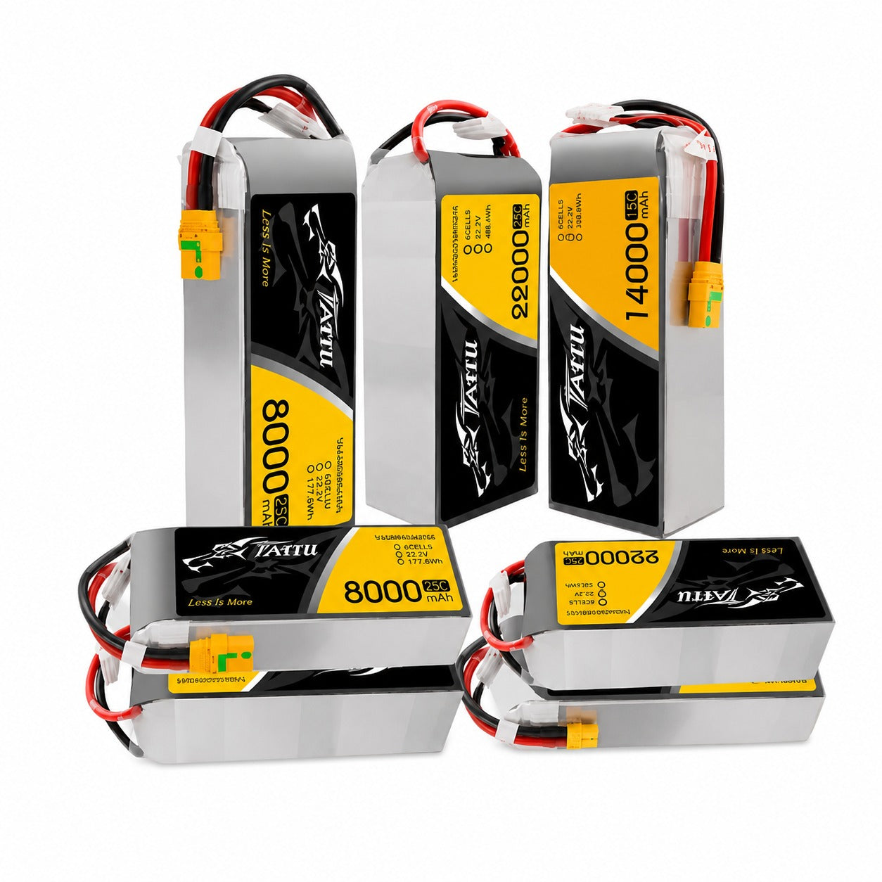 Tattu 16000mAh 6S1P 15C Lipo Battery Pack