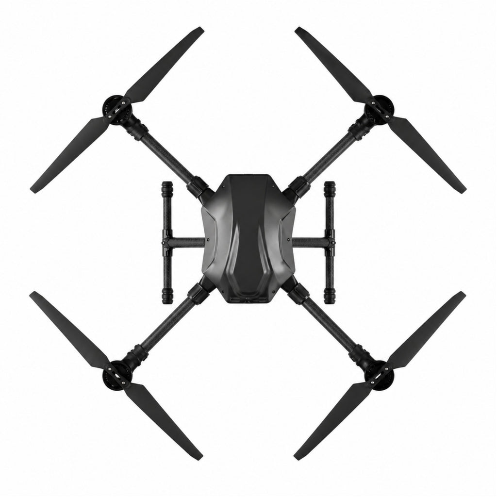 JIS M40 Carbon Fiber Drone Frame PNP 3kg Payload Capacity