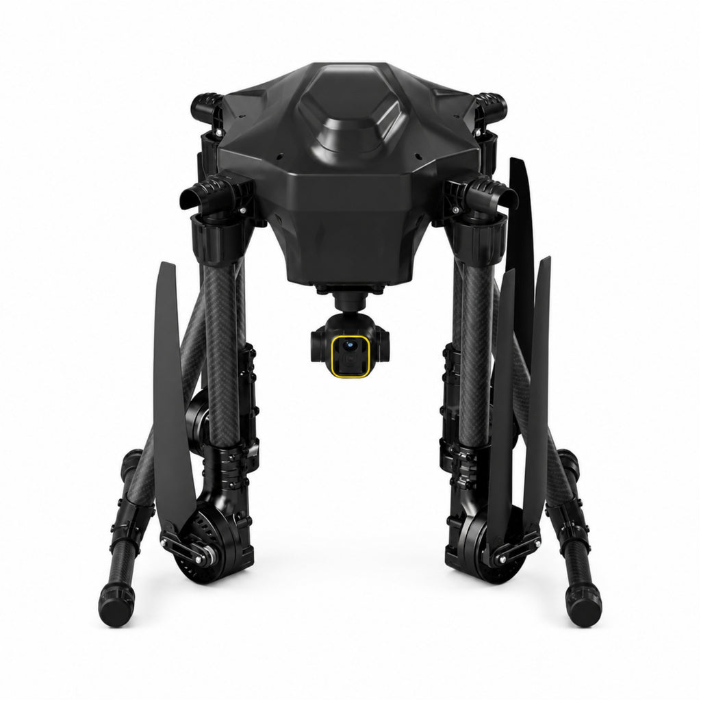 JIS M40 Carbon Fiber Drone Frame PNP 3kg Payload Capacity