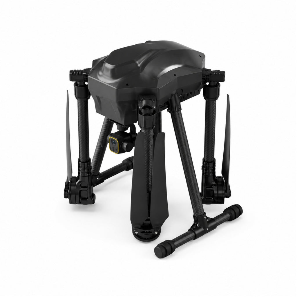 JIS M40 Carbon Fiber Drone Frame PNP 3kg Payload Capacity