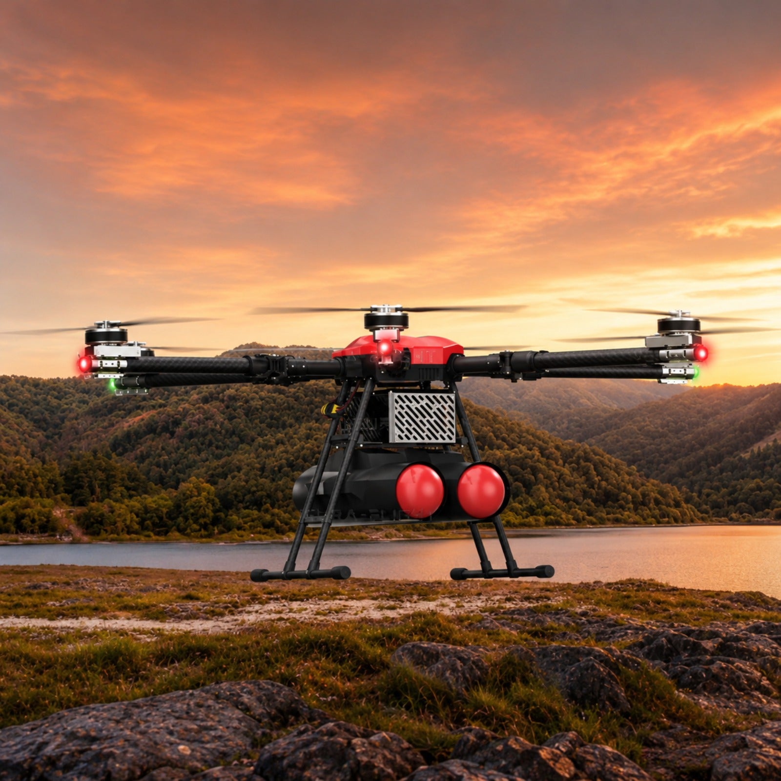 Customised Fire Fighting Drone