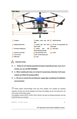 Landing Gear with 10L Tank